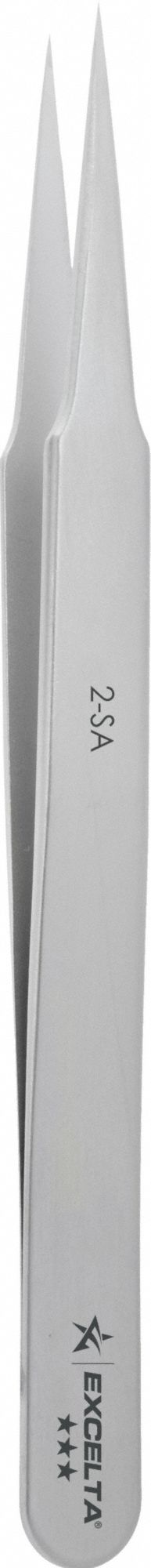Tweezers SS 4 3/4 L Straight Point