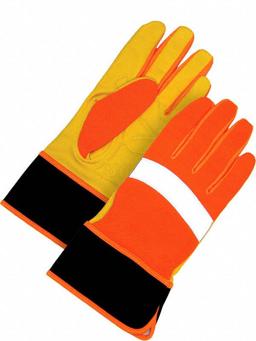 Leather Gloves Safety S Sz PR