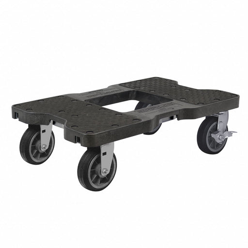Gen. Prpose Dolly Open Flush 1500lb Blk