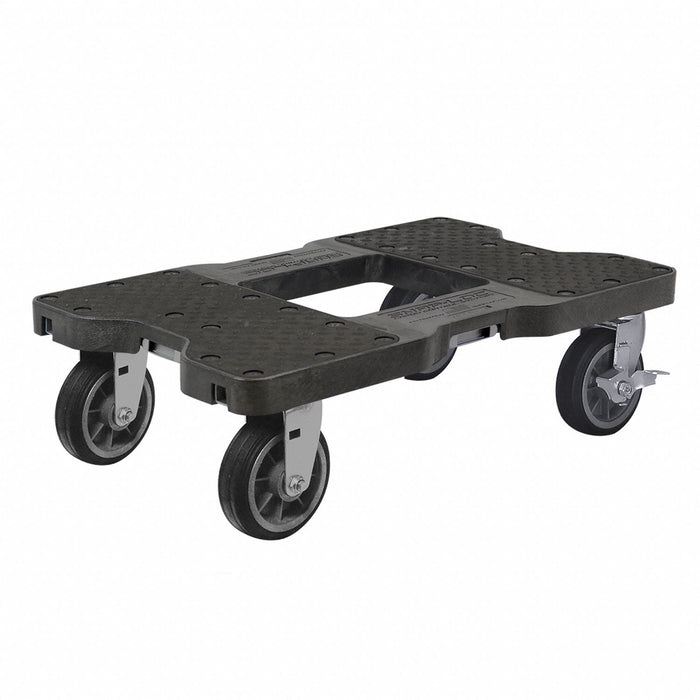 Gen. Prpose Dolly Open Flush 1500lb Blk