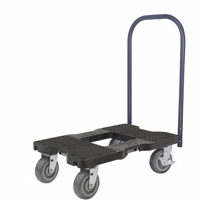 Super-Duty Push Cart Dolly Black 1800 Lb