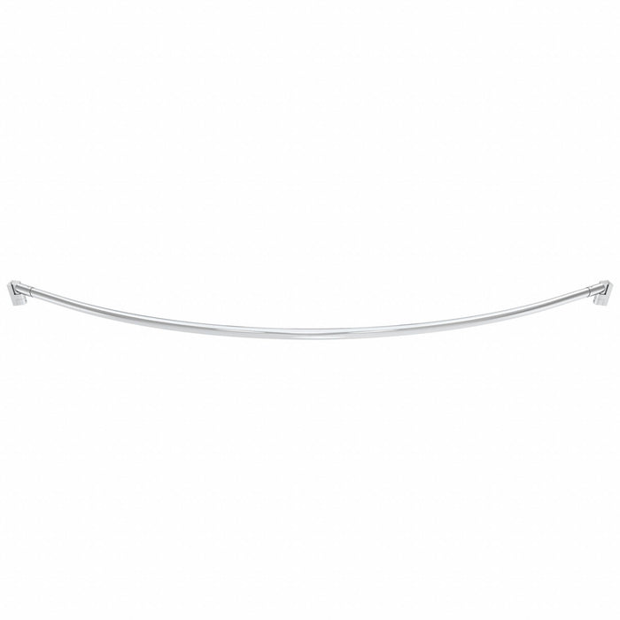 Curved Shower Rod 57 3/4 in L Satin PK6