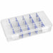 K4976 CompartmentBox 7inW 4.125inL Clear