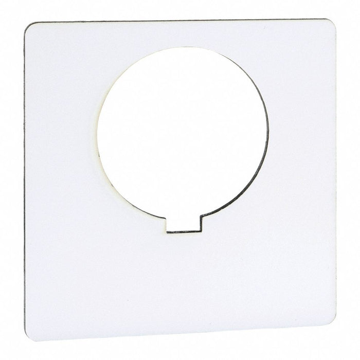 Legend Plate Black/White Square