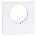 Legend Plate Black/White Square