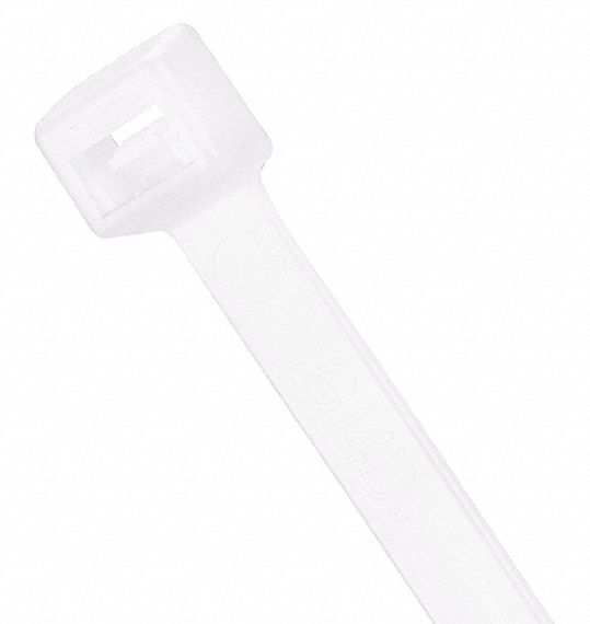 Cable Tie 7.4 L Nylon White PK100 PK100