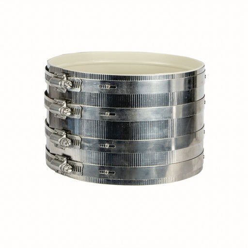Coupling Body White Silver Straight