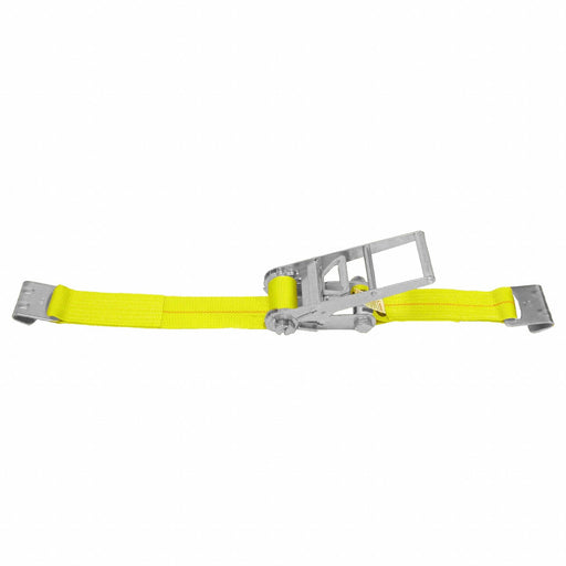 M6857 Tie Down Strap Flat-Hook Yellow
