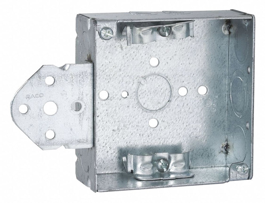 Box 4 SQ 1-1/2 Deep B-Brkt Nm-Clamp