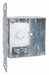 Box 4 SQ 2-1/8 Deep Ts-Brkt Nm-Clamps