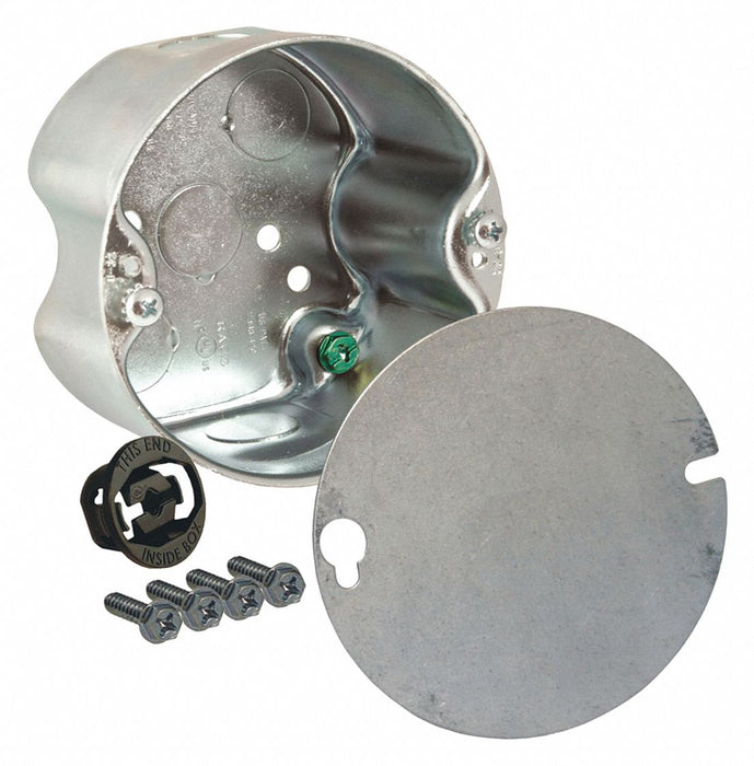 Ceiling Box 2-1/8 D 1/2 Ko 4 