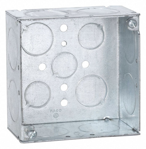 Box 4 SQ Welded 2-1/8 Deep 1/2-3/4-1