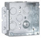 Box 4 SQ 1-1/2 Deep H-Brkt 1/2-3/4