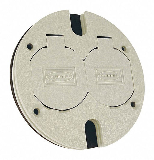 Cover Nm Round Duplex Flip Lids Ivory