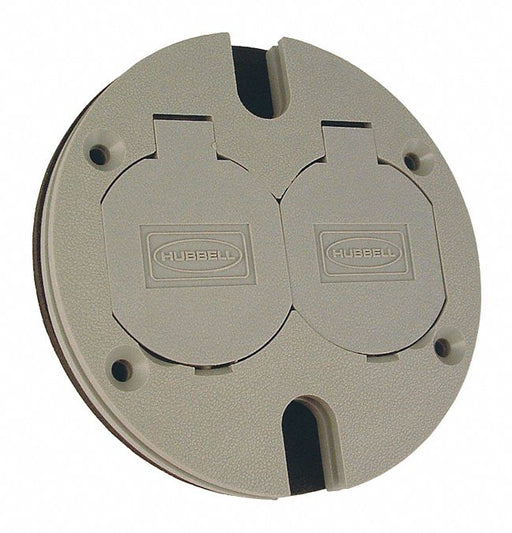 Cover Nm Round Duplex Flip Lids Gray