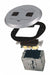 Recessed Flr Box Kit 15A Duplex Ss