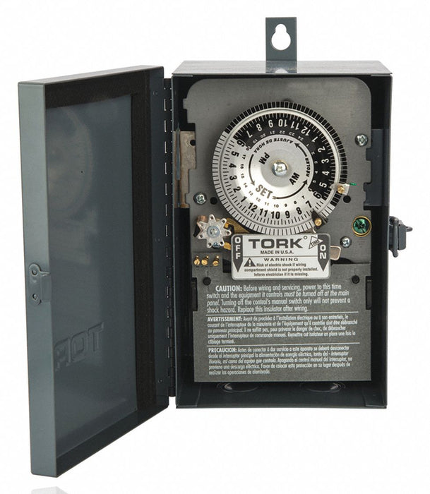 Electromechanical Timer 24 hr 3PST Metal