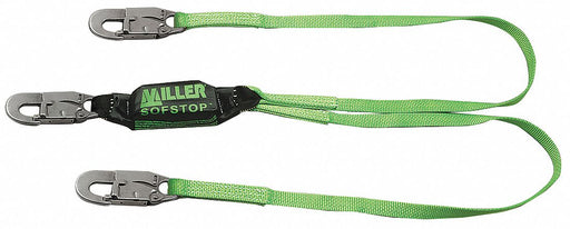 Shock-Absorbing Lanyard Green