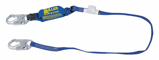 Shock-Absorbing Lanyard Black