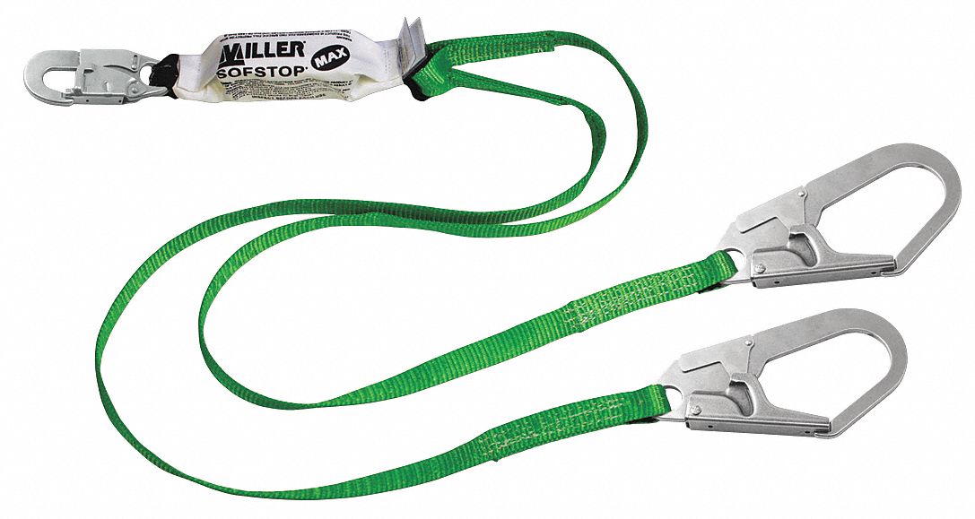 Shock-Absorbing Lanyard 6 ft 400 lb.