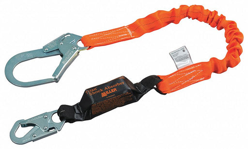 Shock-Absorbing Lanyard Orange