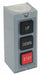 Control Station 3 Push Buttons Blk/Red