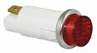 Raised Panel Light Red 24 V AC/DC