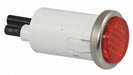 Flush Panel Light Amber 120 V AC