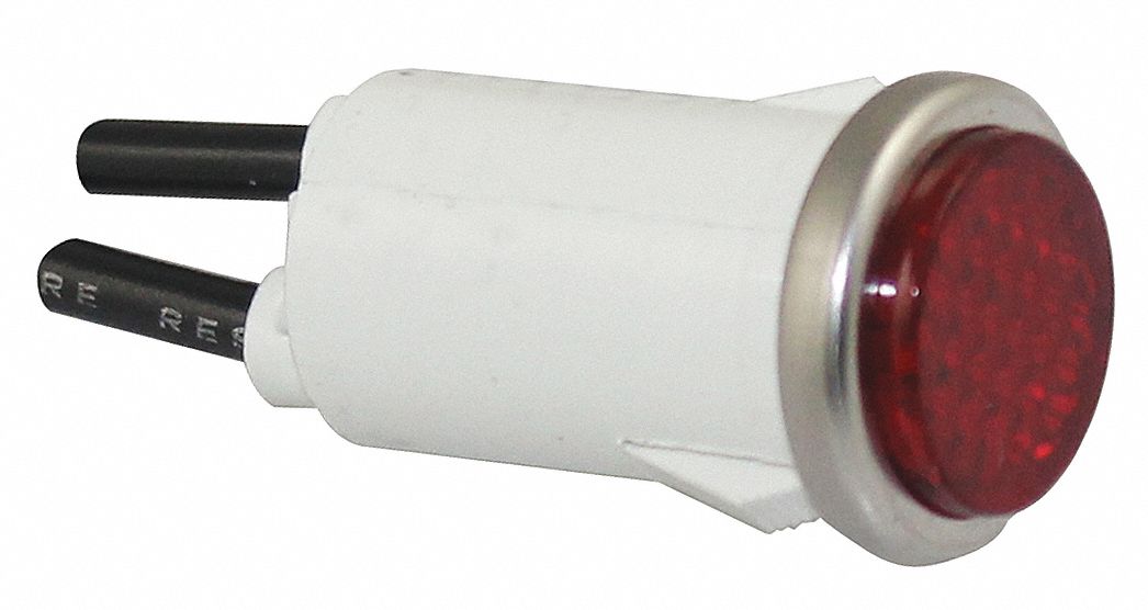 Flush Panel Light Red 120 V AC