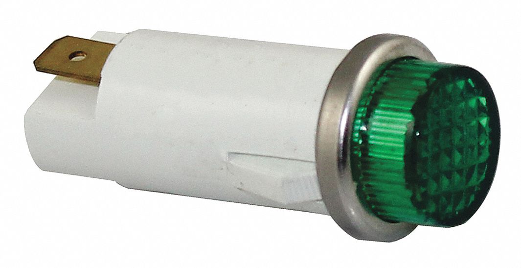 Raised Panel Light Green 120 V AC