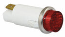 Raised Panel Light Red 120 V AC