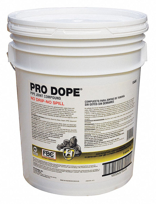 Pro Dope[R Thread Sealant 5 gal Gray