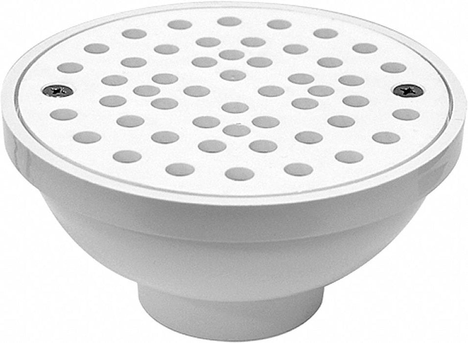Floor Drain 4 in Body H Plastic