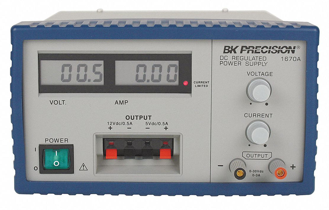 DC Power Supply Triple Output 0 to 30VDC