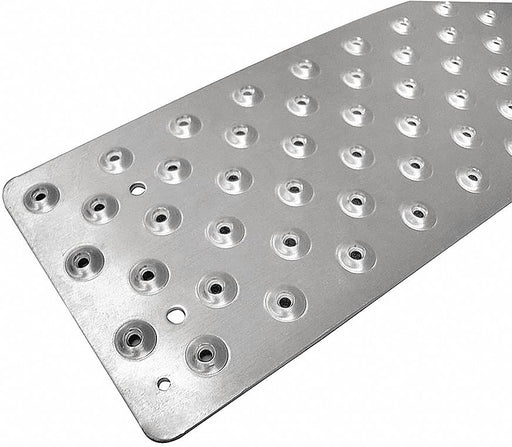 K7760 Stair Tread Cover Silver 30in W Aluminum
