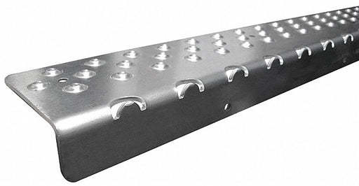 Stair Nosing Silver 30in W Aluminum