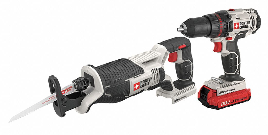 Cordless Combo Kit 20.0 V 2 Tools 1 Batt