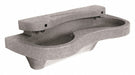 Brad Wash Sta SemiCirc 47inx12-3/8inx6in