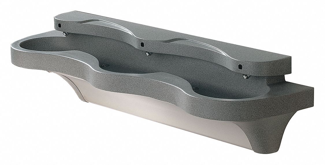 Brad Wash Sta SemiCirc 84inx12-3/8inx6in
