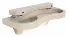 Brad Wash Sta SemiCirc 47inx12-3/8inx6in