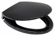 Toilet Seat Blk 14 in W 3 in H