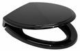 Toilet Seat Blk 14 in W 2.625 in H