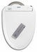 BidetToiletSeat Wht 15.3125inW 3.9375inH