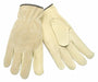 Leather Gloves Beige M PR
