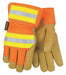 Leather Gloves Gold/Orange/Yellow M PR