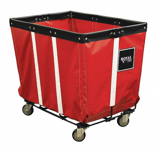 Bskt Truck 600lb Red Vinyl Steel Rubber