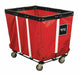 Bskt Truck 600lb Red Vinyl Steel Rubber