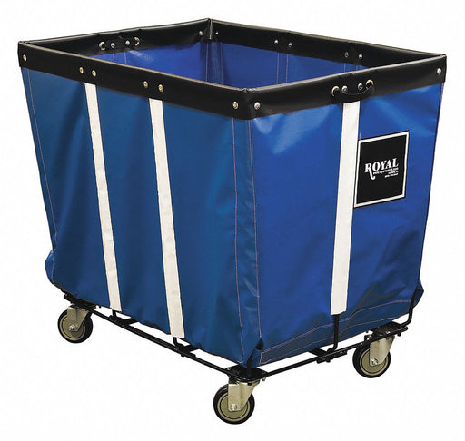 Bskt Truck 600lb Blue Vinyl Steel Rubber