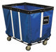 Bskt Truck 600lb Blue Vinyl Steel Rubber
