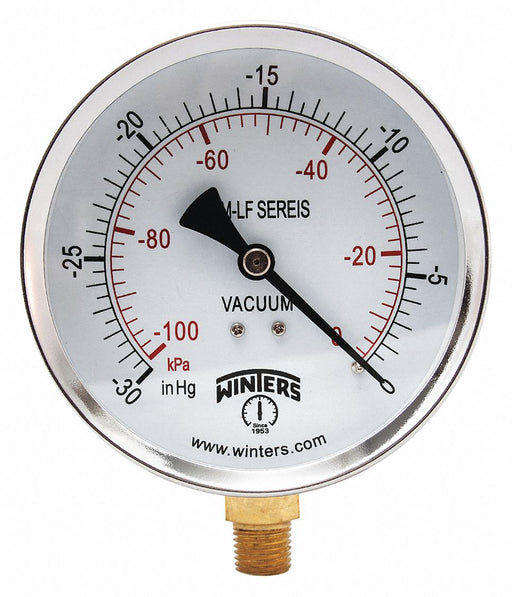 K4524 Gauge Pressure 30 in Hg Vac/kPa 4 in